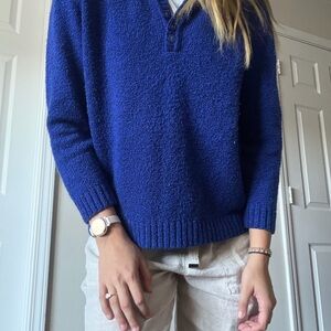 Karen Scott Royal Blue Crew Neck Sweater